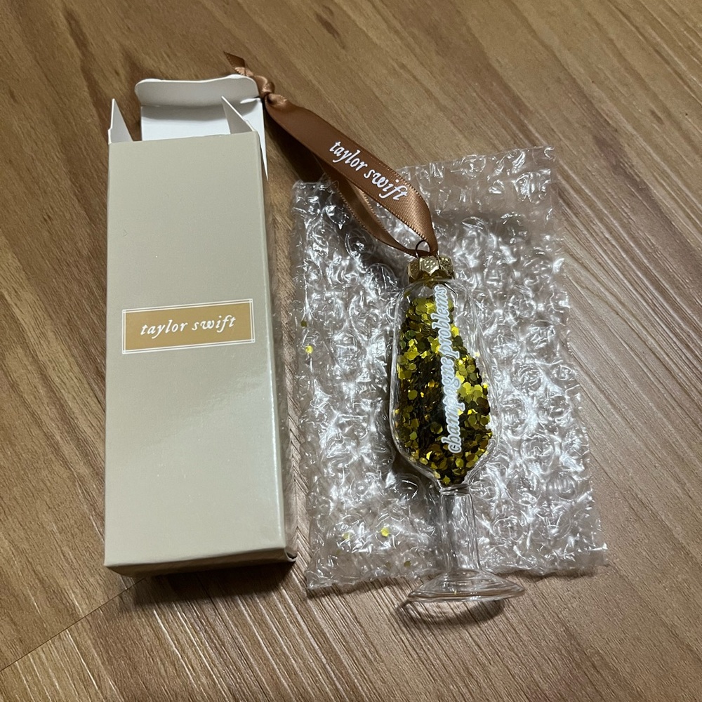 Taylor Swift Champagne Problems Ornament